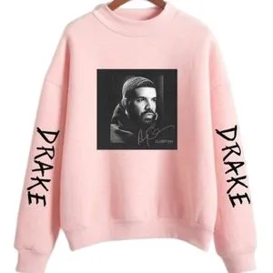 Drake Rapper Famouse Sweatshirt Pink